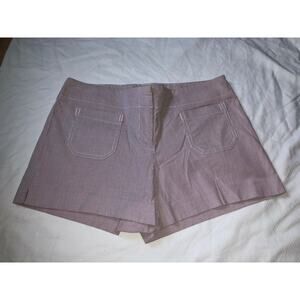 Express Stretch blue/red/white striped women's short shorts size 2